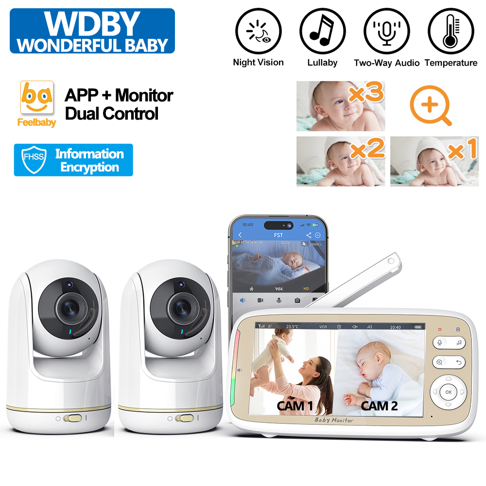 Music Audio Pro - VB803 PRO Baby Monitor, с 2шт