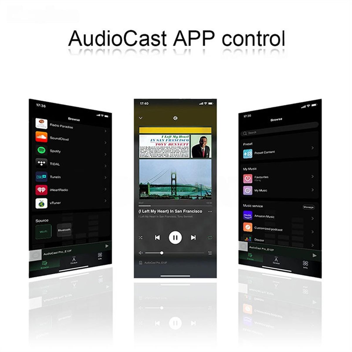 Music Audio Pro - Беспроводной аудиоприемник Audiocast Pro M20 с