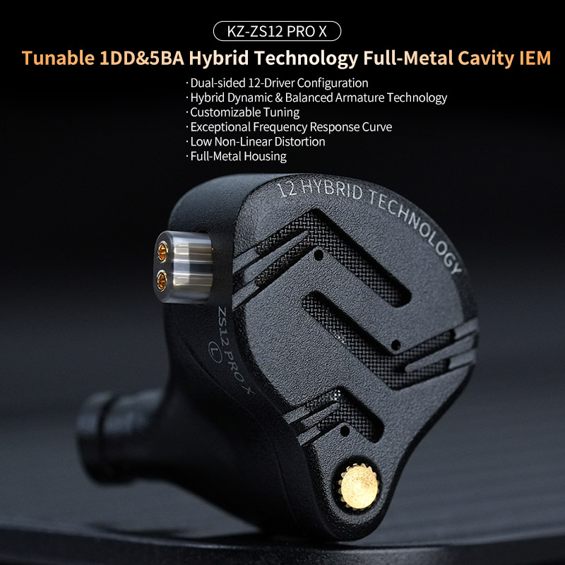 KZ ZS12 PRO X Металлические на – обзор и цена Music Audio Pro