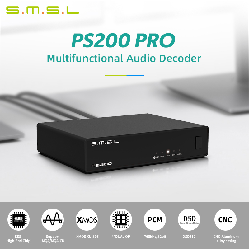 SMSL PS200 PRO DAC Многофункци – обзор и цена Music Audio Pro
